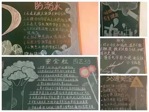 辛集市职教中心的黑板报.....