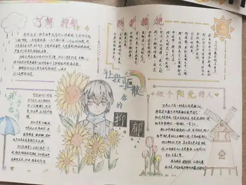 我绘我心,驱除抑郁海报,手抄报征集活动