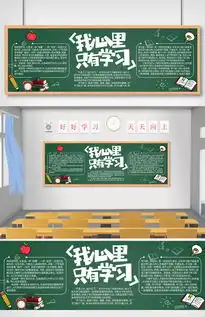 创意学习主题黑板报模板设计图片素材psd分层格式下载教育黑板报大全