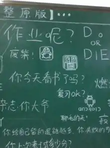 河北一高中奇葩励志黑板报太有才娃娃努力吧