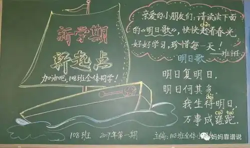 小学生黑板报火了,美术天赋惊人