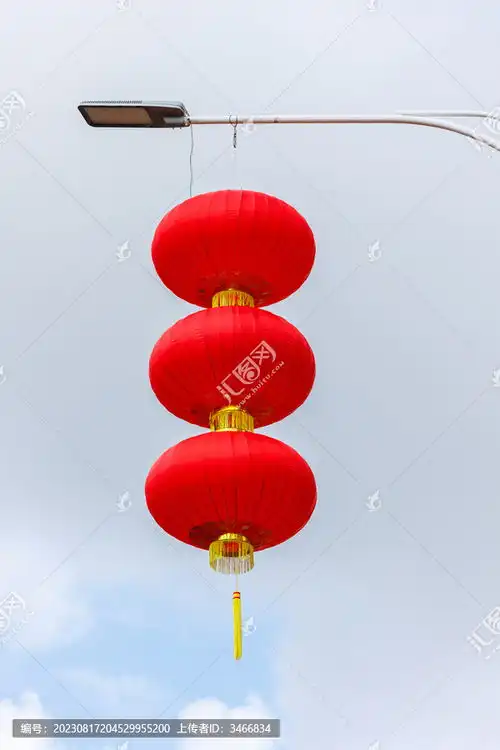 新春大红灯笼挂图片素材下载文化艺术素材下的传统文化图片素材