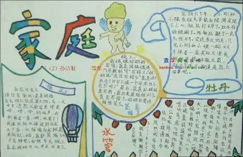 国际家庭日手抄报设计国际家庭日手抄报图片查字典板报网