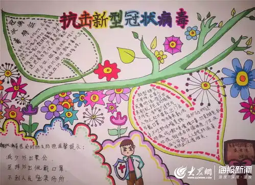 创意快板发号召战疫情青岛平安二小的少先队员在行动