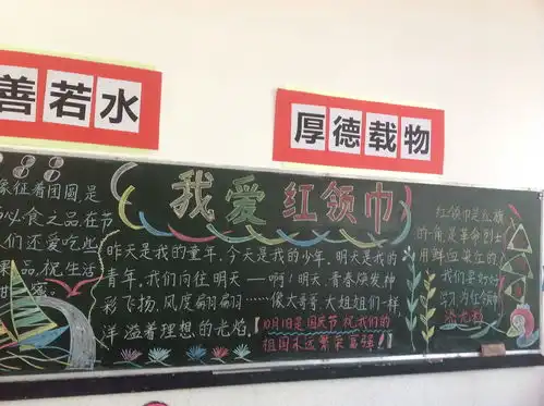 建一小学主题黑板报