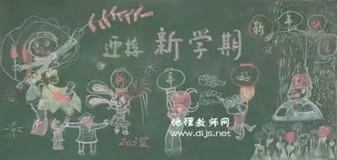 新学期畅想黑板报7