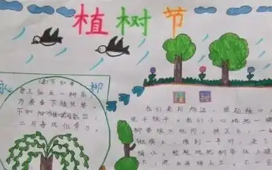 植树节手抄报一等奖漂亮