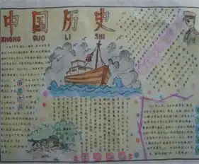历史手抄报珍爱和平,记住历史