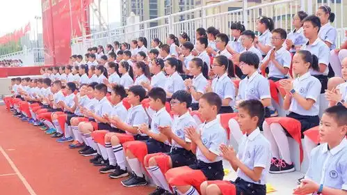 扣好人生第一粒扣子五星红旗高高飘扬红色基因代代相传2018年舟山市向国旗敬礼主题教育活动