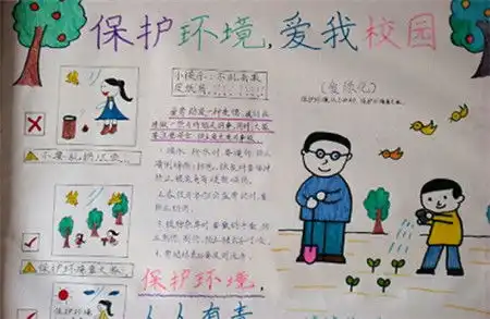 保护环境手抄报做绿色人生使者