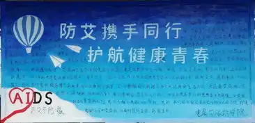 板报评比画笔演绎艾情,防艾携手同行
