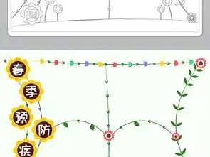 小学生春季传染病预防知识宣传黑白线描手绘手抄报图片素材卫生教育手抄报大全worddoc模板下载5.56mb安全健康手抄报