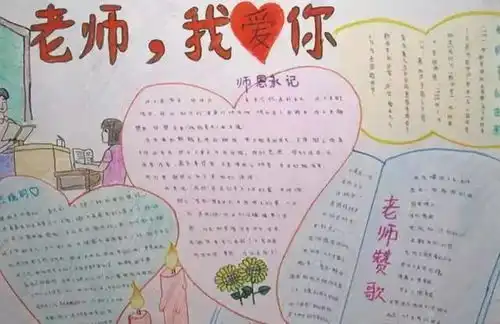 收藏最全教师节祝福语诗句名言手抄报,家长肯定用得上