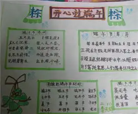 端午节手抄报端午之假