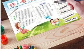 ps电子小报好书推荐读书阅读小报图片模板psd设计图下载亲子共读手抄报大全编号17726823