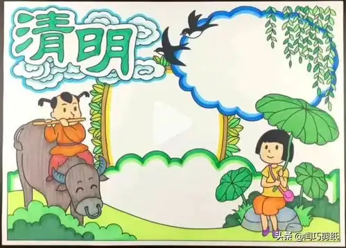 清明节手抄报,清明节的由来和习俗您了解多少赶快收藏转发吧