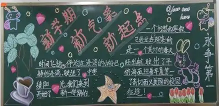 新学期黑板报新学期黑板报版面设计图