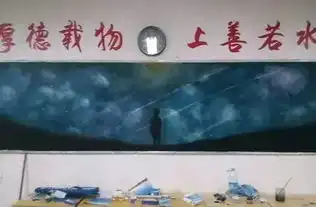 美到逆天00后画的黑板报活了