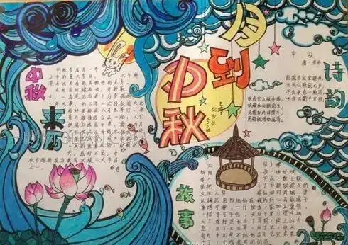 必须收藏中秋节中英文手抄报就在这里啦