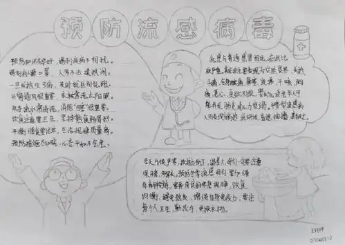机械与车辆工程学院举办预防冬季传染病手抄报活动