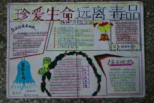 禁毒手抄报吸毒后果
