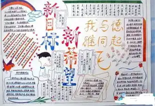 2018秋季创意开学手抄报内容初三年级