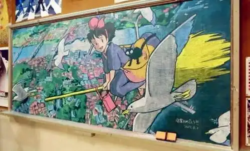 不吹不黑,日本黑板报虽然出色,但是难度并没有中国黑板报那么大