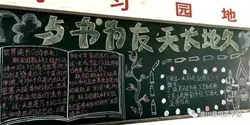 我校举行书香满园读书日黑板报展示活动