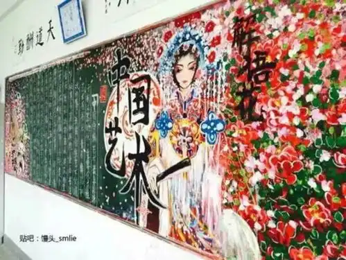 这群00后仅用一支笔,就绘制出逆天黑板报,惊艳朋友圈