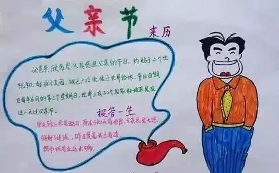 端午节父亲节手抄报模板来袭,快快接招吧