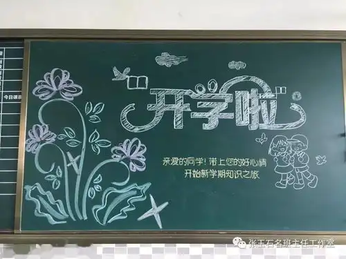用这个方法,零基础也能画出漂亮黑板报一大波黑板报来袭