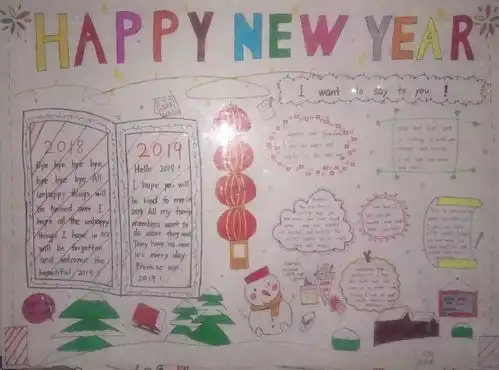 每逢佳节做小报,你要找的元旦word版小报模板都在这了