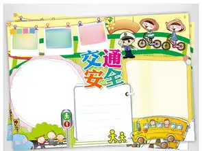 交通安全小报校园安全手抄报电子小报图片模板psd设计图下载交通安全手抄报大全编号16178611