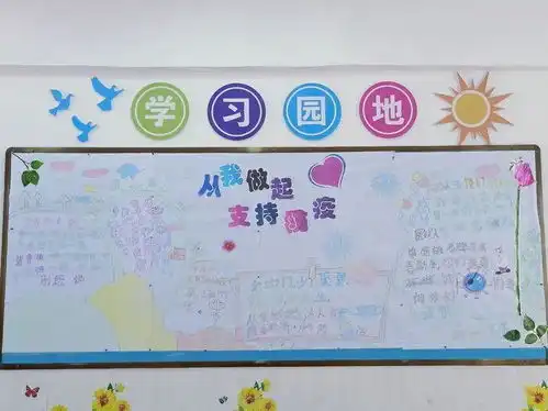 南开乡中心学校疫情防控宣传板报