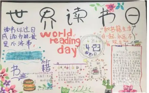 4.23世界读书日手抄报怎么画