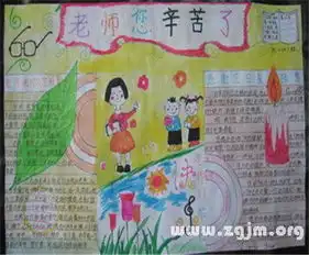 庆教师节手抄报内容