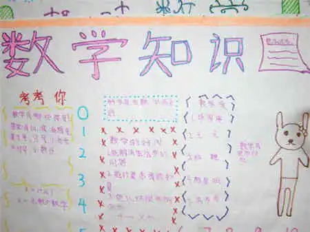 数学手抄报内容钢笔和圆珠笔