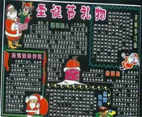 圣诞节黑板报圣诞电影