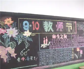 教师节黑板报您的一切是否安好