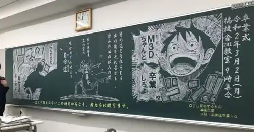 人均大触级别日本毕业网友晒老师黑板报热血感人