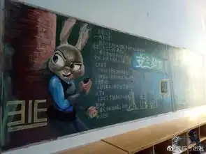火遍全日本高中的黑板报动漫插画,这样的学校我也想进