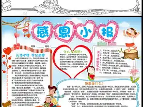感恩节小报学会感恩父母老师手抄报小报图片模板worddoc设计图下载感恩节手抄报大全编号18854916