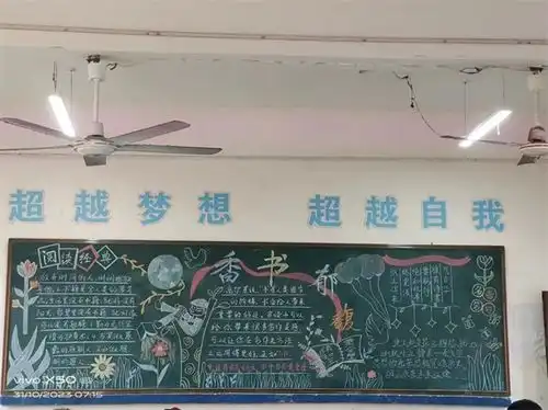 宿松县新安初中开展走进名著,阅读经典主题黑板报评选活动