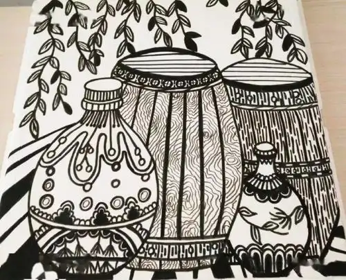 线描画教程线条也疯狂内含优秀作品赏析