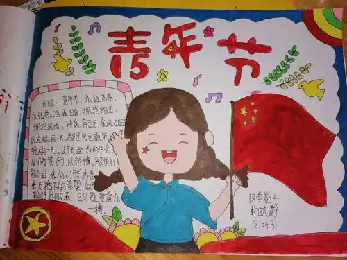 网络人气奖投票劳动创造世界,青年创造未来手抄报评选