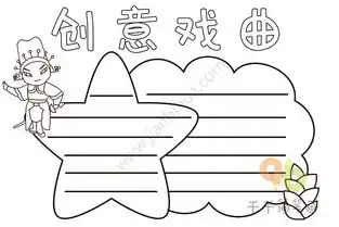 创意戏曲手抄报