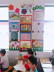屏山镇中心学校开展班级文化建设评比活动,喜迎新中国成立70周年