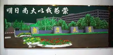 画板报的保洁阿姨尘埃飞舞笔生天地