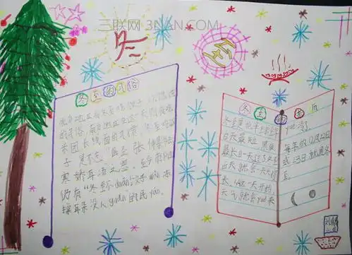 简单漂亮的冬至手抄报图片大全