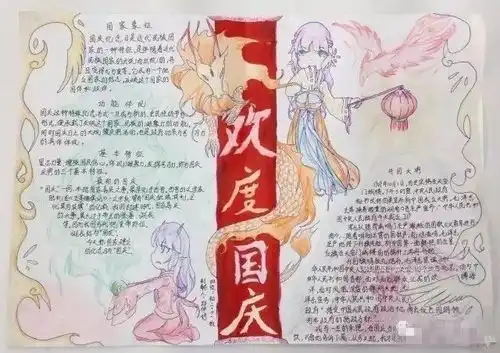 你好故宫手抄报模板